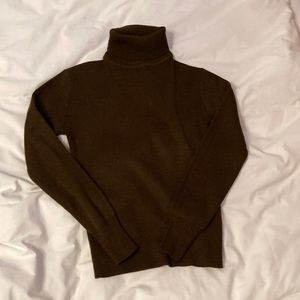 brown, cute, turtle neck